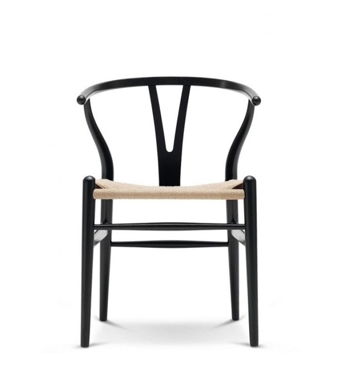 CH24 Wishbone Chair / Y-Chair Stuhl Eiche schwarz Carl Hansen & Søn